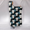 Maltese Dog Pattern Print Hooded Blanket-Free Shipping