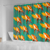 Beautiful GoldFish Print Shower Curtains-Free Shipping