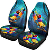 Gouldian Finch Bird Print Car Seat Covers-Free Shipping
