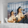 Andalusian Horse Print Shower Curtains-Free Shipping