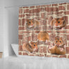 Cute Djungarian Hamster Print Shower Curtains-Free Shipping