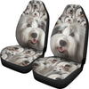 Old English Sheepdogs In Lots Print Car Seat Covers-Free Shipping