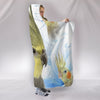 Cockatiel Parrot Print Hooded Blanket-Free Shipping