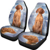 Vizsla Dog Print Car Seat Covers-Free Shipping