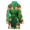 Society Finch Bird Print Women's Bath Robe-Free Shipping