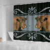 Amazing Senepol Cattle (Cow) Print Shower Curtain-Free Shipping