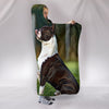 Boston Terrier Dog Art Print Hooded Blanket-Free Shipping