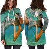 Dolphin Lovers Women's Hoodie Dress