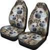 Cute Chinook Dog Print Car Seat Covers-Free Shipping