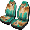 Shiba Inu Dog Print Car Seat Covers- Free Shipping