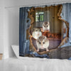 Roborovski Hamster 3D Print Shower Curtains-Free Shipping