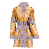 Golden Hamster Print Women's Bath Robe-Free Shipping