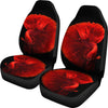 Red Betta Fish Print Car Seat Covers-Free Shipping