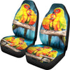 Sun Conure (The Sun Parakeet) Parrot Print Car Seat Covers-Free Shipping