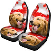 Golden Retriever Dog Print Car Seat Covers- Free Shipping