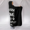 Stay Warm at Home with Dogs Hooded Blanket