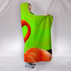 Flamingo Bird Print Hooded Blanket-Free Shipping