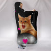 Somali cat Print Hooded Blanket-Free Shipping