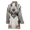 Old English Sheepdog Print Women's Bath Robe-Free Shipping