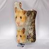 Lovely Golden Hamster Print Hooded Blanket-Free Shipping