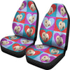 Chow Chow Dog Print Car Seat Covers-Free Shipping