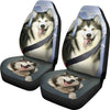 Laughing Alaskan Malamute Print Car Seat Covers- Free Shipping