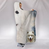 Samoyed Dog Print Hooded Blanket-Free Shipping