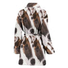 Smooth Fox Terrier Women's Bath Robe-Free Shipping