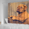 Dogue De Bordeaux (Bordeaux Mastiff) Puppy Print Shower Curtains-Free Shipping
