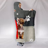 Chihuahua Puppies With Love Heart Print Hooded Blanket-Free Shipping