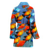 Platy Fish Print Women's Bath Robe-Free Shipping