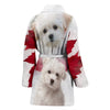 Cute Maltese Print Women's Bath Robe-Free Shipping