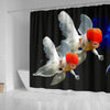 Oranda Fish Print Shower Curtains-Free Shipping