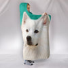 American Eskimo Dog Print Hooded Blanket-Free Shipping