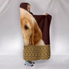 Golden Retriever Print Hooded Blanket-Free Shipping