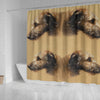 Amazing Irish Wolfhound Print Shower Curtain-Free Shipping