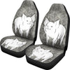 Middle White Pig Print Car Seat Covers-Free Shipping