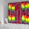 Love Bird Print Shower Curtains-Free Shipping