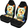 Cute Yorkshire Terrier (Yorkie) Art Print Car Seat Covers- Free Shipping