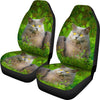 Chartreux Cat Nature Print Car Seat Covers-Free Shipping