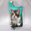 American Wirehair Cat Print Hooded Blanket-Free Shipping