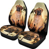 Bullmastiff Dog Print Car Seat Covers- Free Shipping