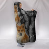 Cute Icelandic Sheepdog Print Hooded Blanket-Free Shippipng