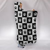 Paws Print Hooded Blanket-Free Shipping