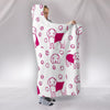 Cute Beagle dog Patterns Print Hooded Blanket-Free Shipping