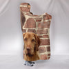 Cute Wirehaired Vizsla Dog Hooded Blanket-Free Shipping