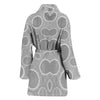 Circle Patterns Print Women's Bath Robe-Free Shipping