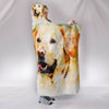 Labrador Retriever Dog Art Print Hooded Blanket-Free Shipping