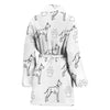 Great Dane Dog Print Women's Bath Robe-Free Shipping