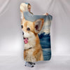 Pembroke Welsh Corgi Print Hooded Blanket-Free Shipping